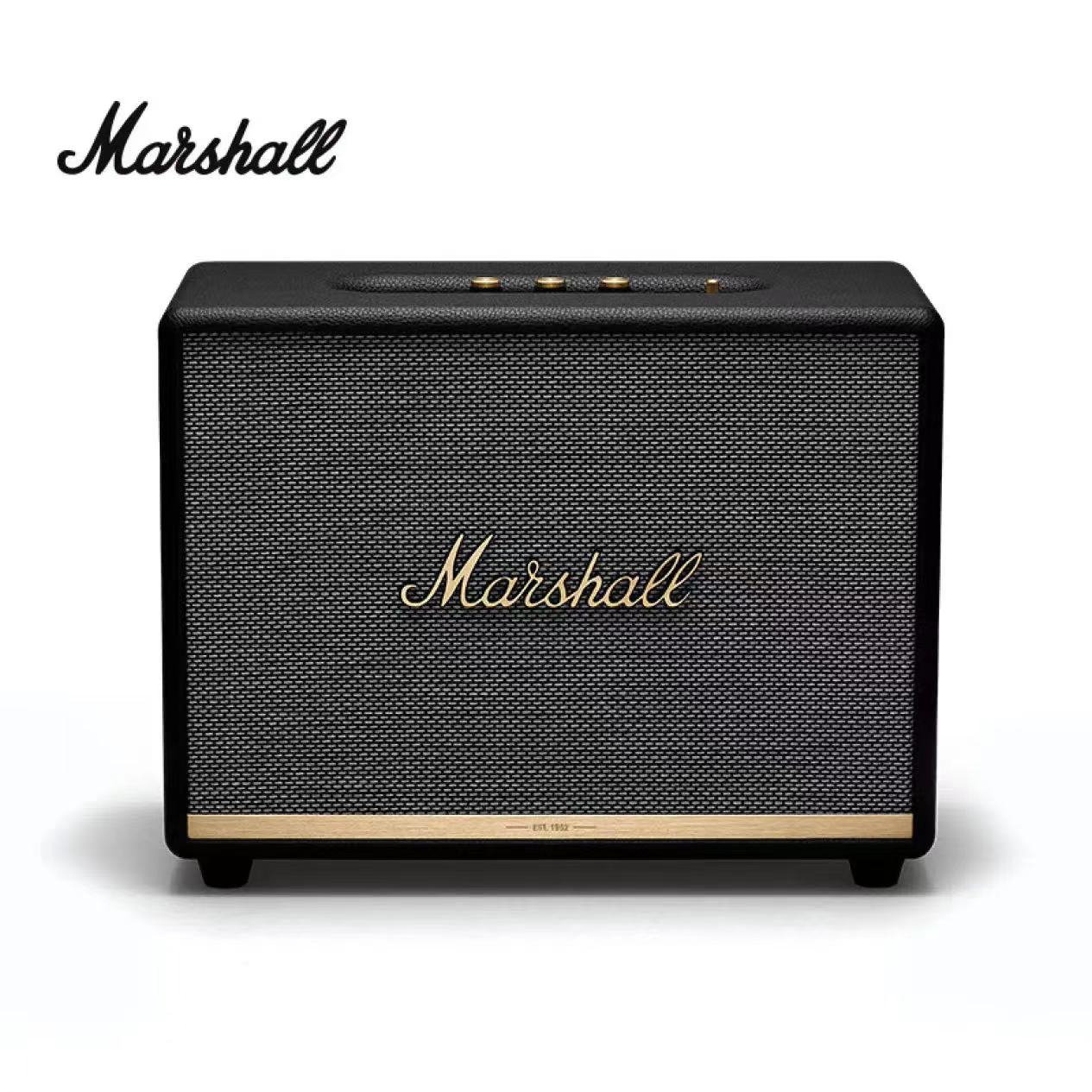 馬歇爾（Marshall）WOBURN II BLUETOOTH音箱2代無線藍牙搖滾家用重低音音響 黑色